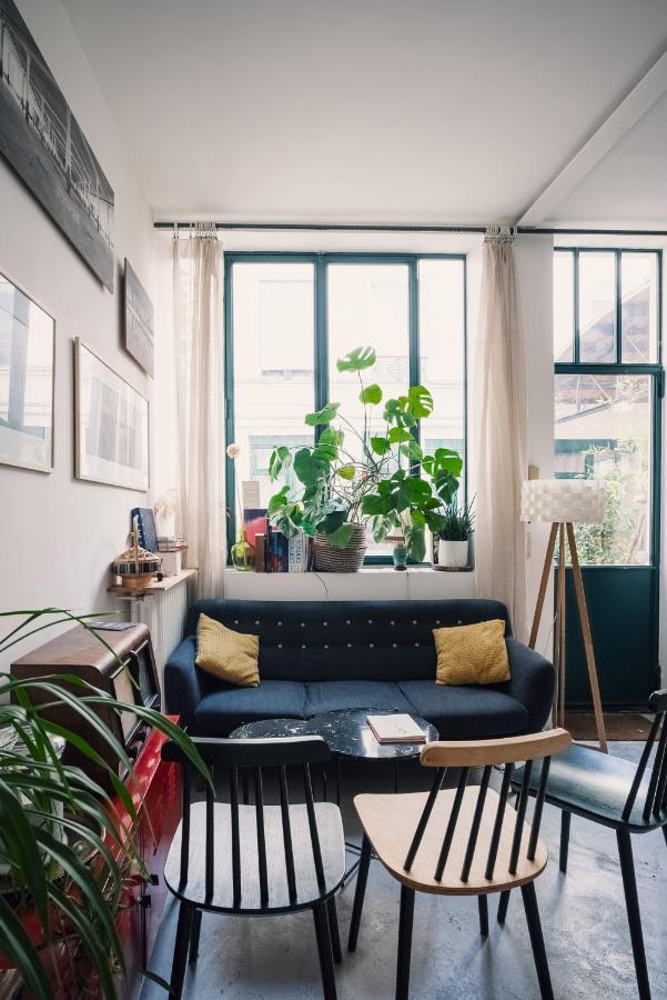 Duplex Sur Cour Arboree باريس المظهر الخارجي الصورة